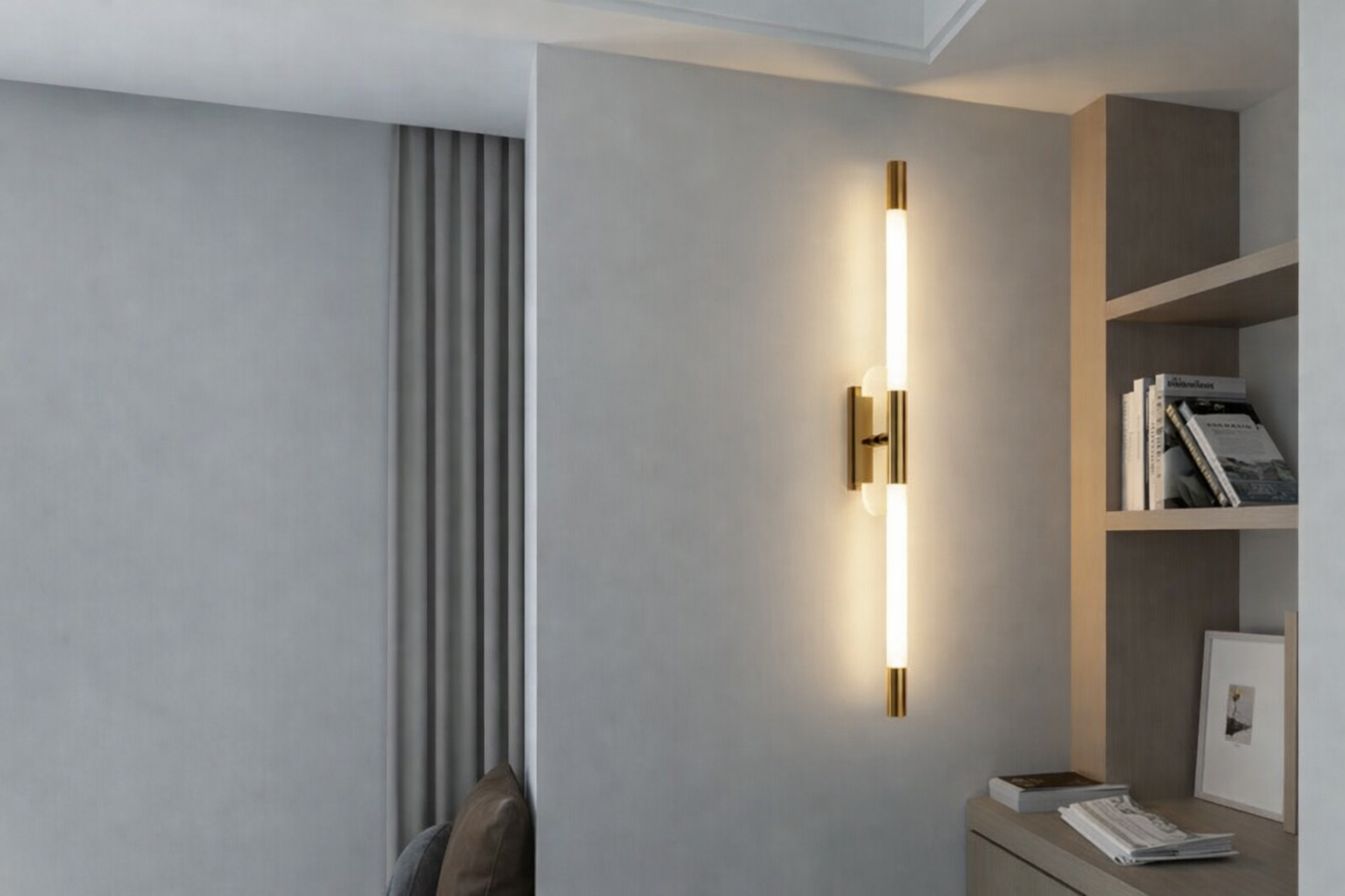 HDC Luxury Modern Gold/RGD LED Wall Light for Living Room, Bedroom & Hotel Décor