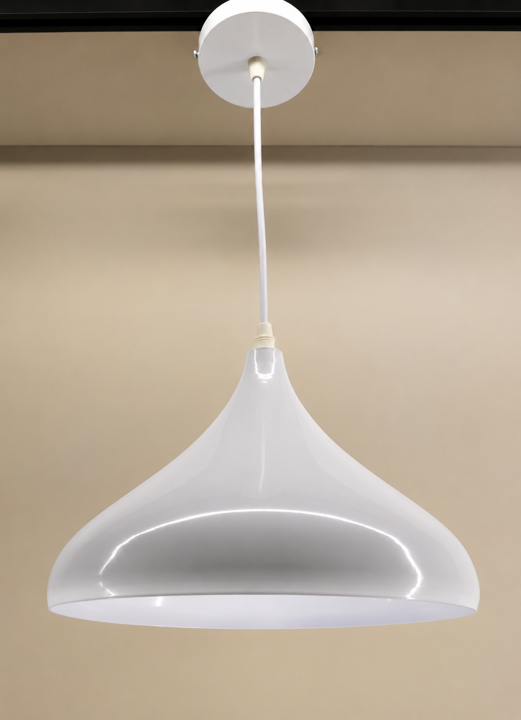 Ojaro Modern Dome Metal Pendant Light for Dining & Kitchen, Bedroom, Cafe