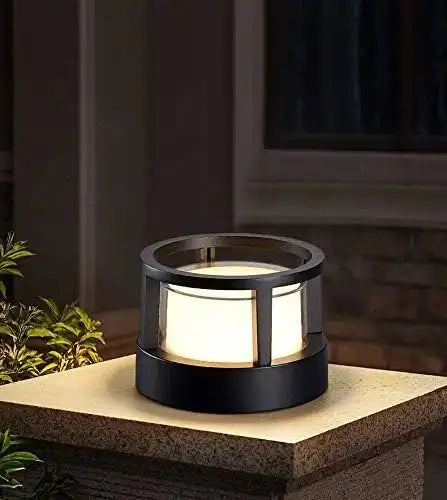 HDC 5 Watt M932 Led Outdoor Modern Wall Light Round Acrylic (Warm White)