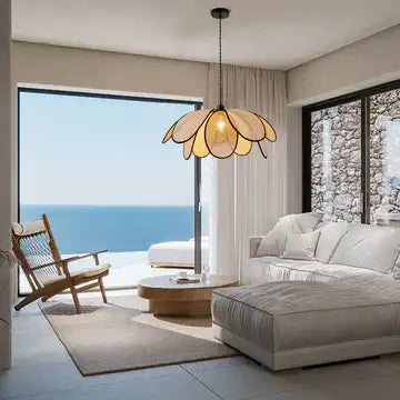 Hdc Rattan Earthly Wabi Sabi Chandelier Pendant Hanging For Living Room Outdoor Light