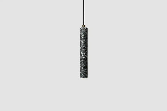 HDC Modern Nordic Modern Minimalist Natural Stone Droplight Pendant Lamp For Living Room Luxury Restaurant (Black)