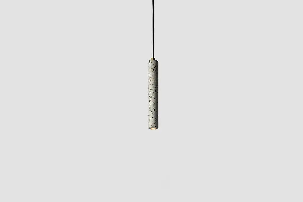 HDC Modern Nordic Modern Minimalist Natural Stone Droplight Pendant Lamp For Living Room Luxury Restaurant (White)