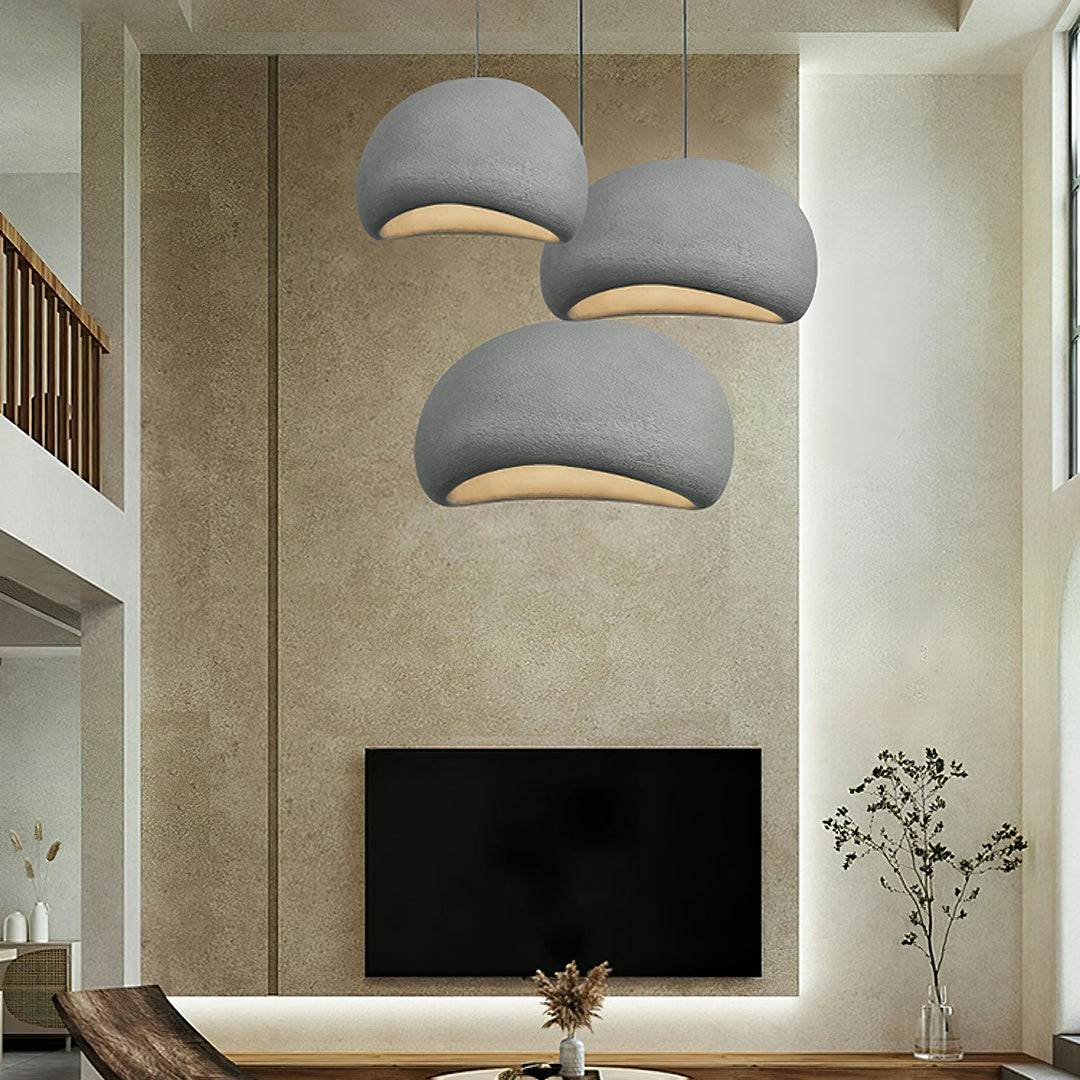 Hdc 400mm Modern Nordic Style Handmade Polystyrene Single Head Chandelier Pendant Lamp