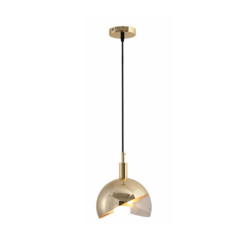 Hdc Nordic Modern Minimalist Creative Metal Glass Iron Spherical Lampshade Ceiling Pendant Light