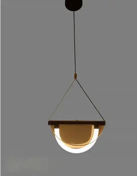 HDC Led 1 Light Amber Pendant Ceiling Lamp Light Fixture - Tricolor