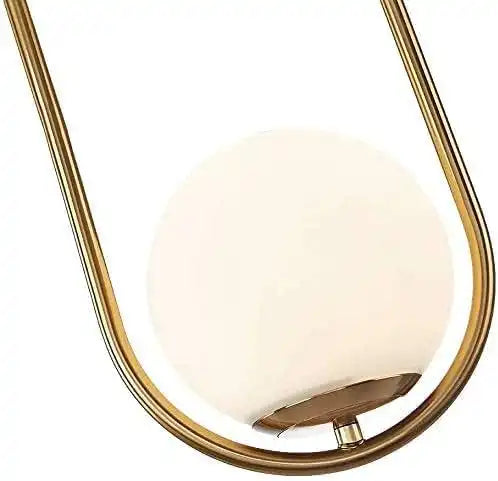 Hdc 1 Light Modern Led Gold Frosted Ball Pendant Lamp Chandelier Ceiling Light - Warm White - HDC.IN