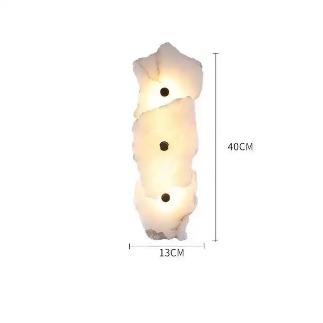 Hdc Luxury Light Natural Marble Linear Wall Light