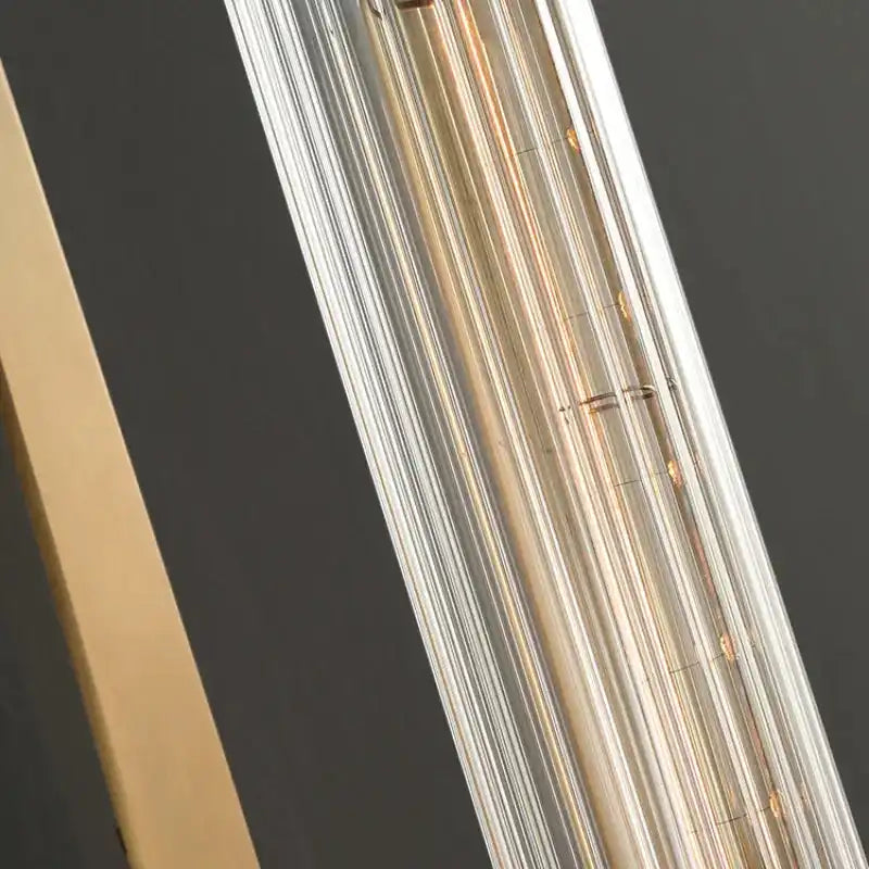 HDC Tubular Glass 1 Bulb Gold Sconce Creative LED Wall Lamp- Warmwhite