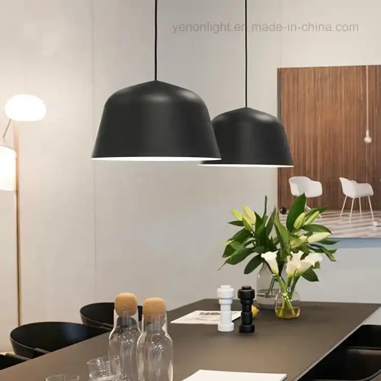 HDC Modern Metal Series Bulb Pendant Light - Restaurant Decorative Chandelier