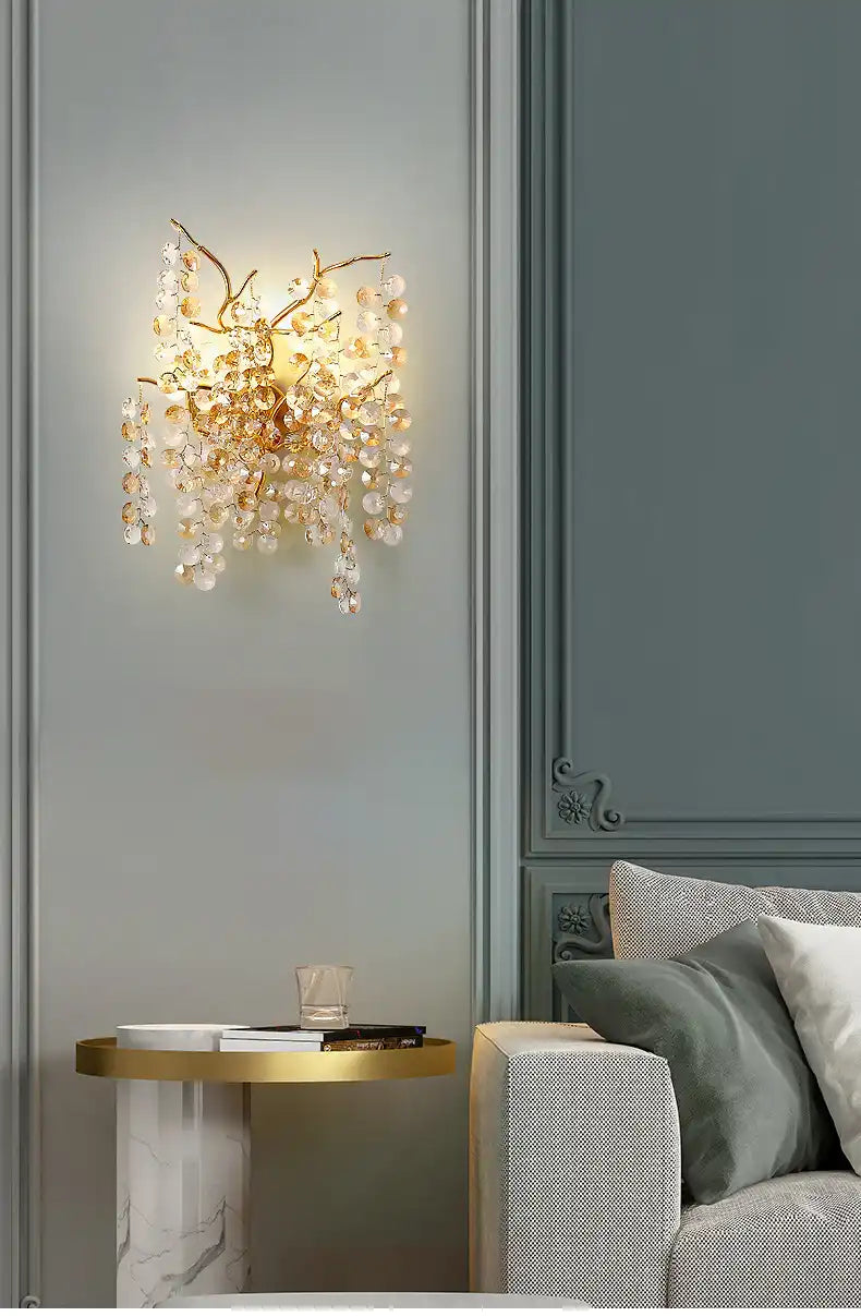 wall chandelier, wall lamps, Ceiling lights, chandelier, modern chandelier, pendant lights, Buy chandelier online, lights, lighting, buy lights online, lamps and lights, hdc lights, home decor, wall hangings, wall lamps for bedroom, wall fancy lights,  jhumar for home, lamps for living room
