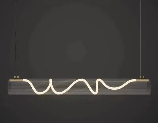 Hdc 1000mm Gold Acrylic Led Light Chandelier Lighting Lamp Cord Pendant Lamp