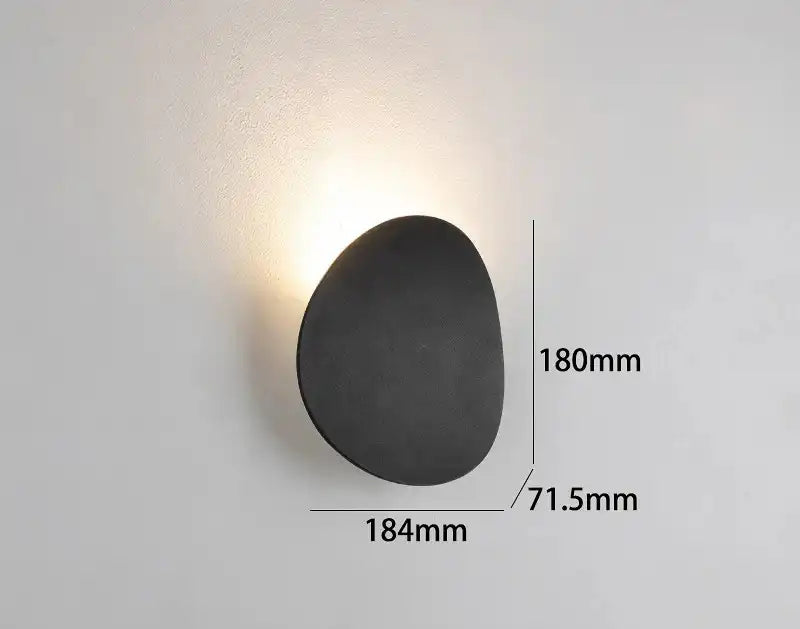 HDC Modern Black Body Led Wall Lamp