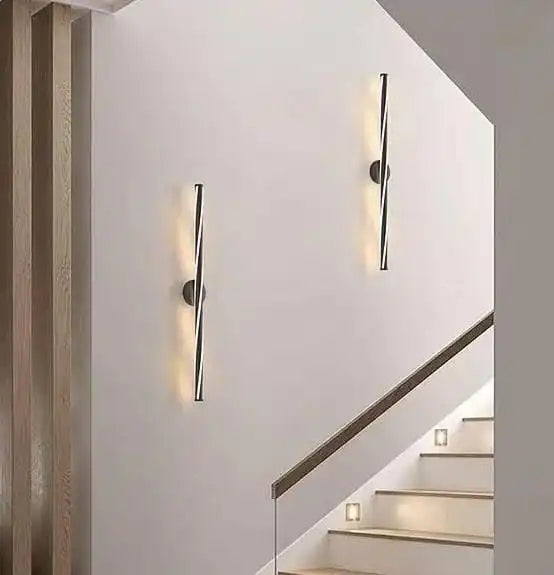 HDC 600 MM Gold LED Long Modern Wall Light Living Room LCD Panel Light- Tricolor