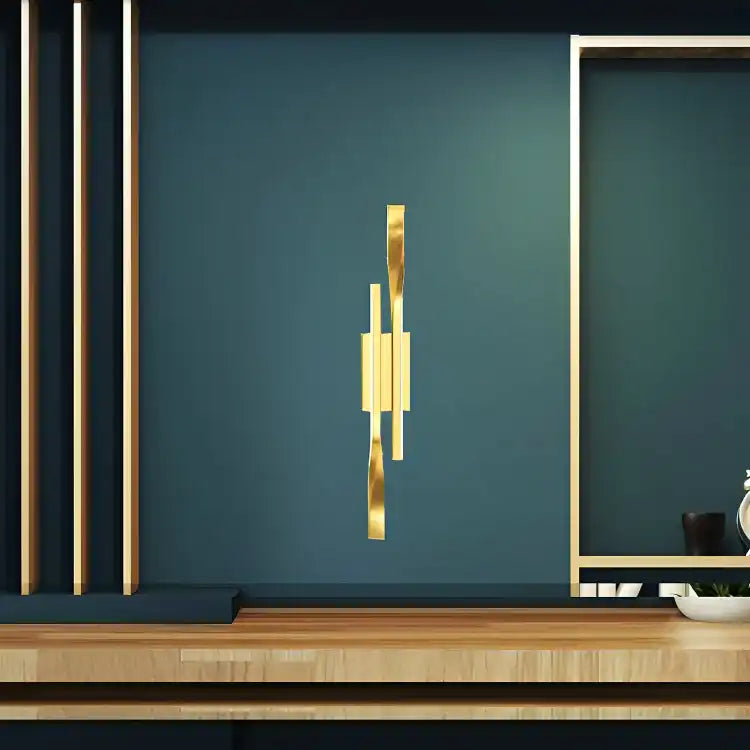 Hdc Modern Minimalist Living Room Bedroom Bedside Black LED acrylic wall lamp