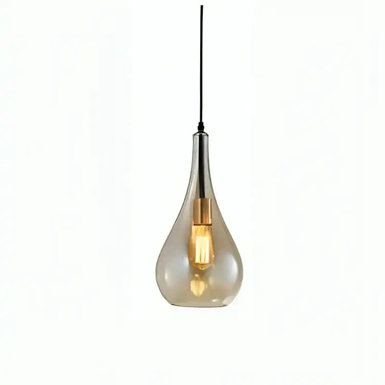 HDC Led 1 Amber/Grey Hanging Pendant Ceiling Light