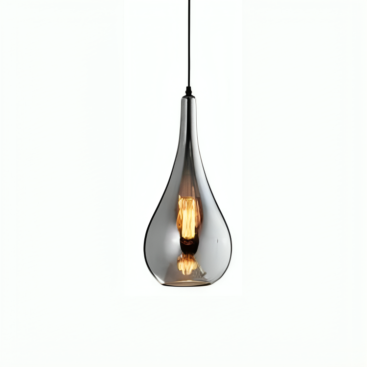 HDC Led 1 Amber/Grey Hanging Pendant Ceiling Light
