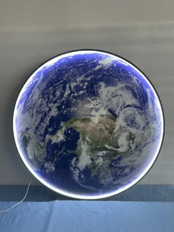HDC Modern Home Decoration 900mm LED Planet Earth Wall Night Light Bedside Ceiling Light Wall Lamp With Remote