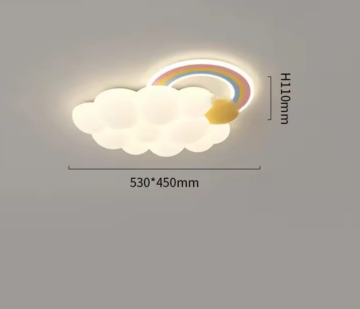 HDC Nordic Cloud Child Stylish Ceiling Lights For Girl Bedroom Nursery Children's Room Chandelier Home Decor