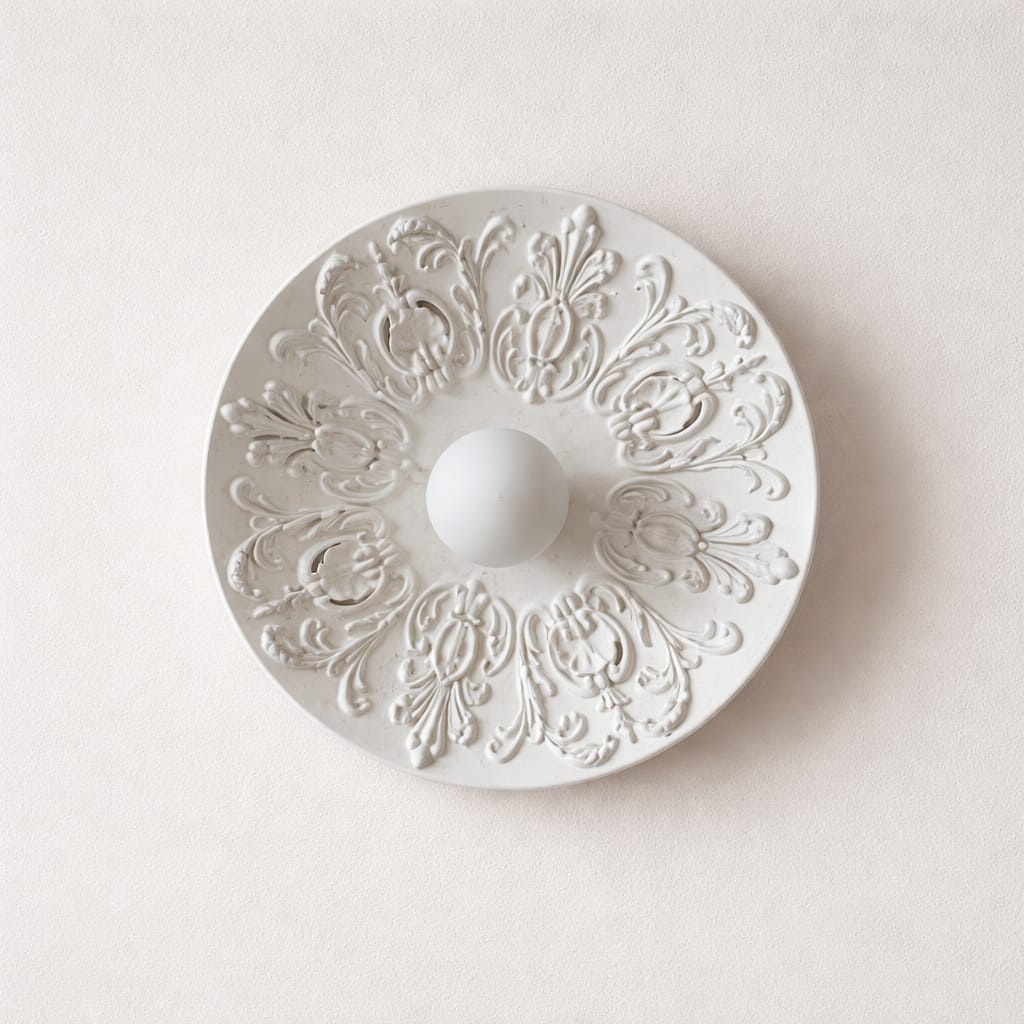 HDC Luxury Decorative White Resin Wall Light