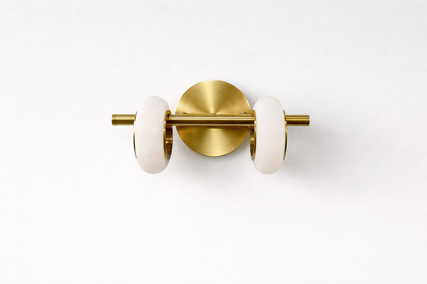 HDC Luxury Marble & Brass LED Wall Light for Bedroom, Living Room