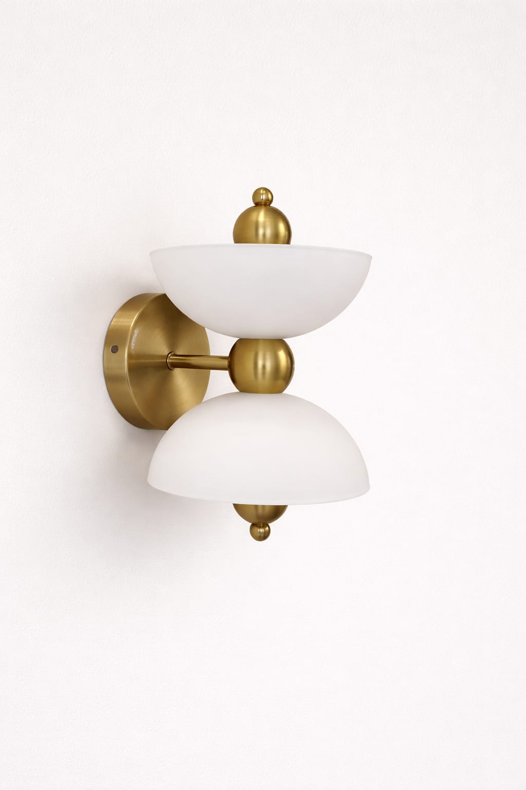 HDC Luxury Gold Frosted Glass Wall Light for Bedroom, Living Room