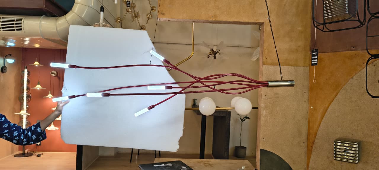 HDC Modern Artistic Branch LED Chandelier for Bedroom, Living Room