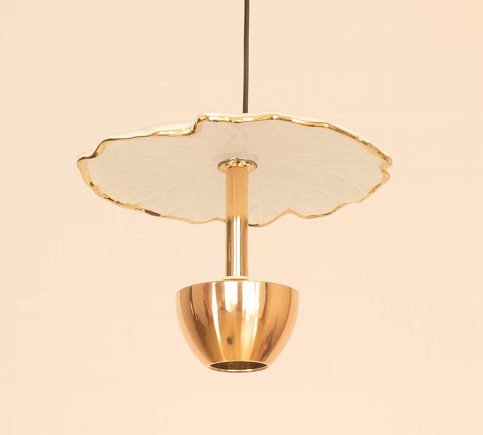 HDC Luxury White Ceramic Flower LED Chandelier