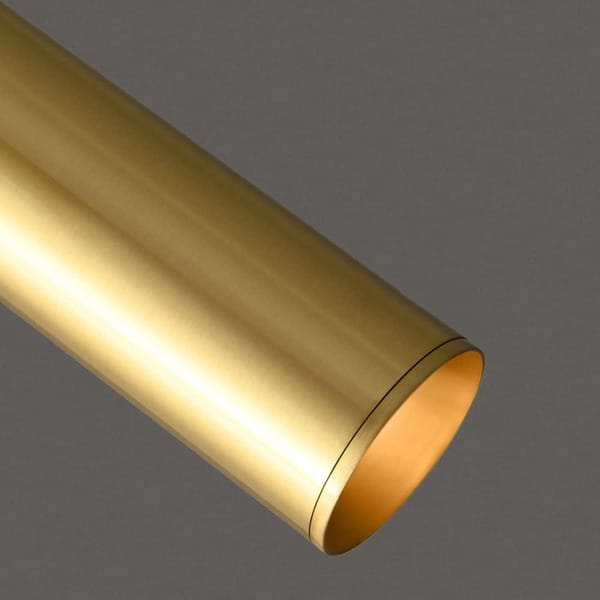 HDC Modern Gold Metal LED Pendant Light for Bedroom, Living Room