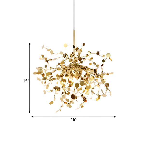 HDC Gold Designer Cluster Artistic Hanging Lamp for Home & Décor Spaces