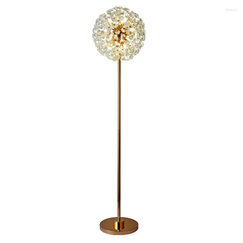 Hdc Simple Modern Crystal Living Room Starry Lamp Personality Nordic Dandelion Bedroom Bedside Sun Flower Table