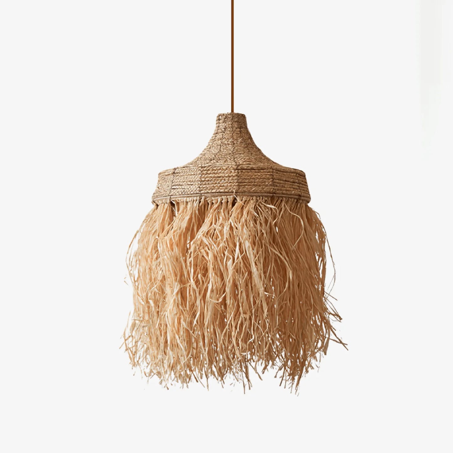 HDC Decorative Tassel Handcrafted Thread Shade Ceiling Hanging Pendant Light for Living Room, Bedroom & Café