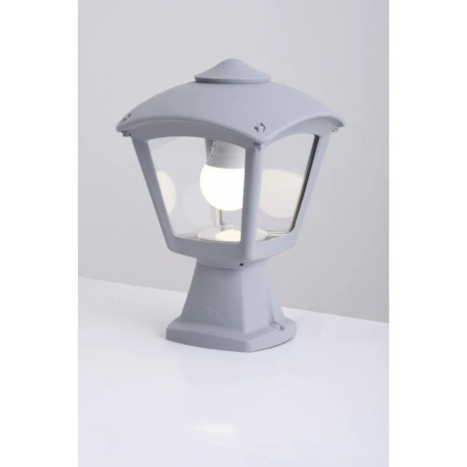 HDC Classic Black Outdoor Gate & Pillar Lantern Light for Outdoor Areas