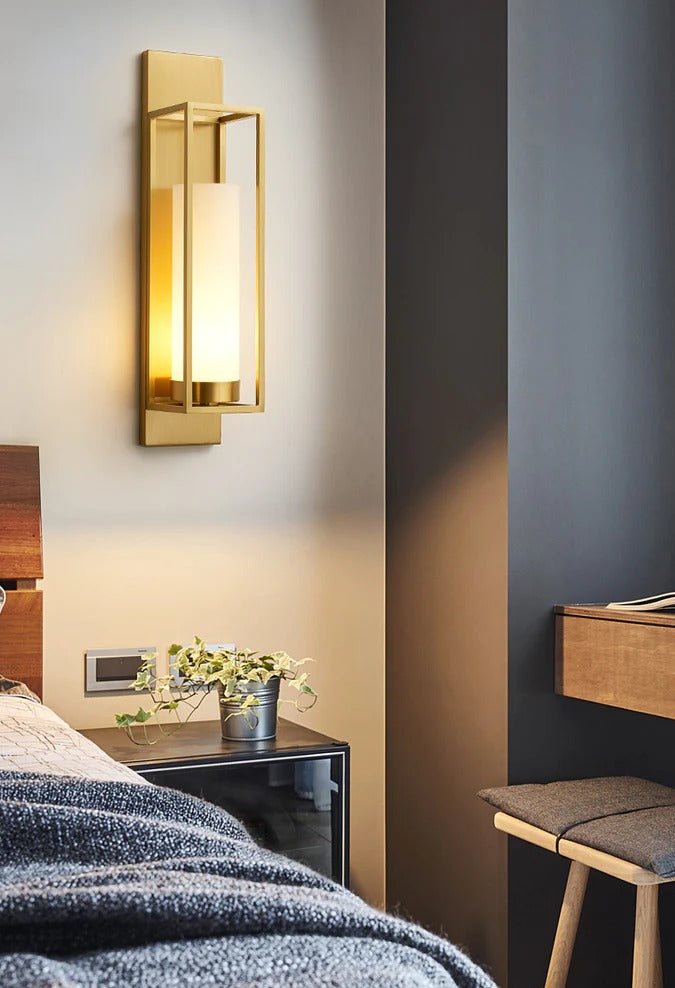 Hdc Modern Gold Luxury Copper Wall Lamp