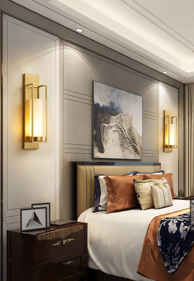 Hdc Modern Gold Luxury Copper Wall Lamp