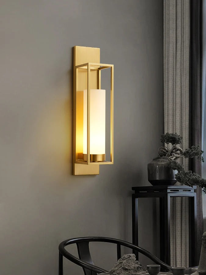 Hdc Modern Gold Luxury Copper Wall Lamp