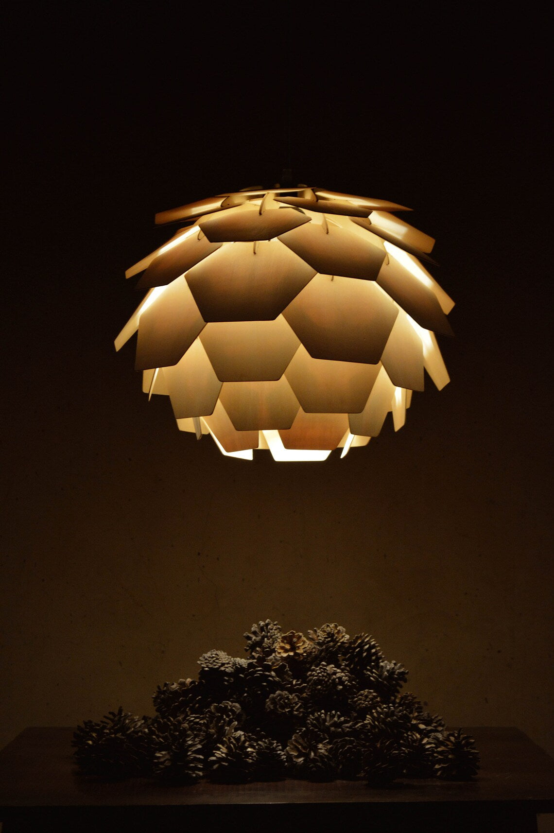 Pine Cone Lighting Fixture