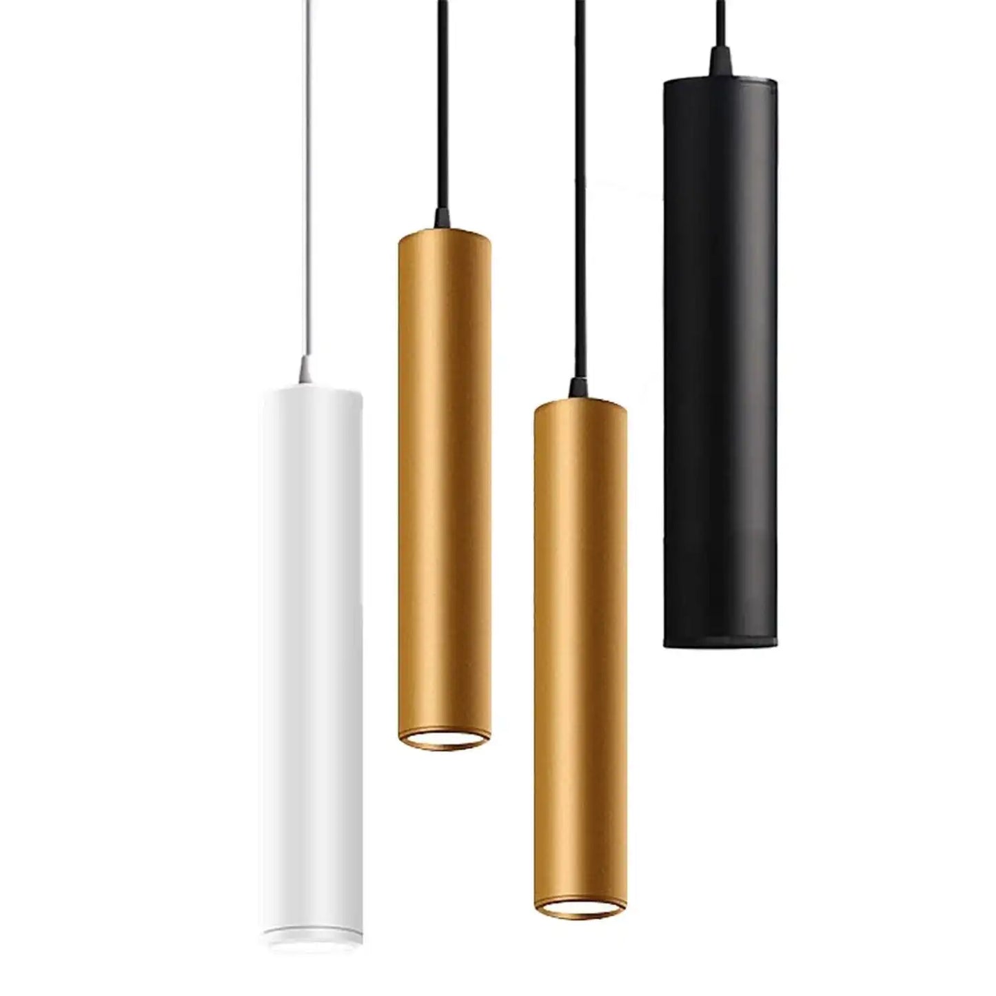Hdc 600mm Led 1 Light Modern Led Cylinder Pendant Light - Tricolor