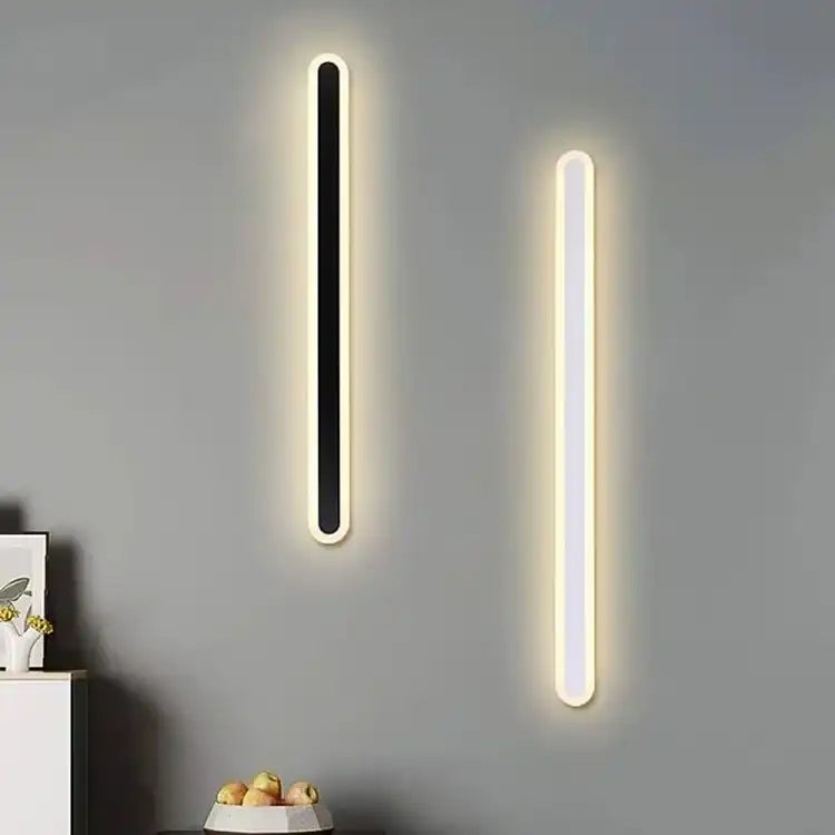 Hdc 600/800 Mm Led White Long Wall Light - Tricolor
