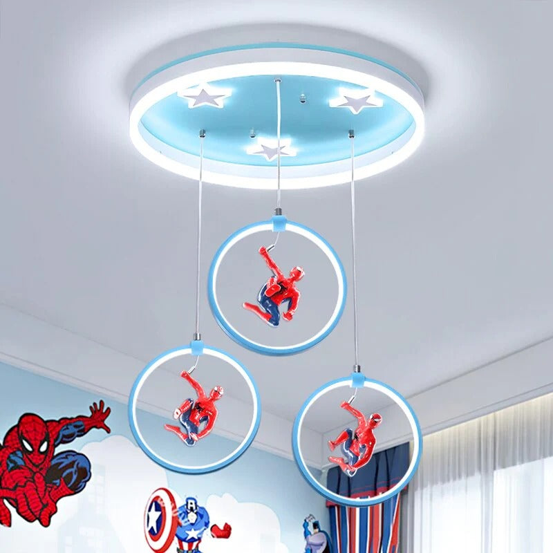 Hdc Spiderman Ceiling Light - Deco Lighting for Kids Room - Babies Decor