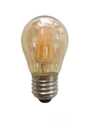HDC 4W (E27) Amber Glow LED Filament Bulb – Pack of 2