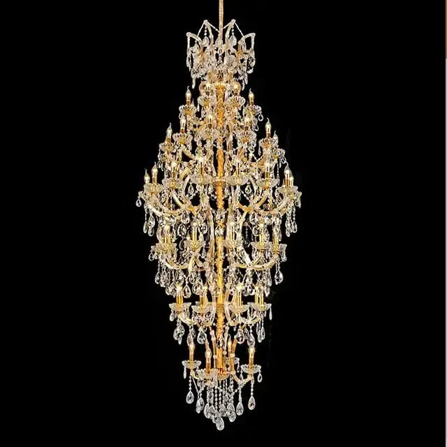 HDC 60 Lights Imperial Cascade Grand Crystal Italian Chandelier