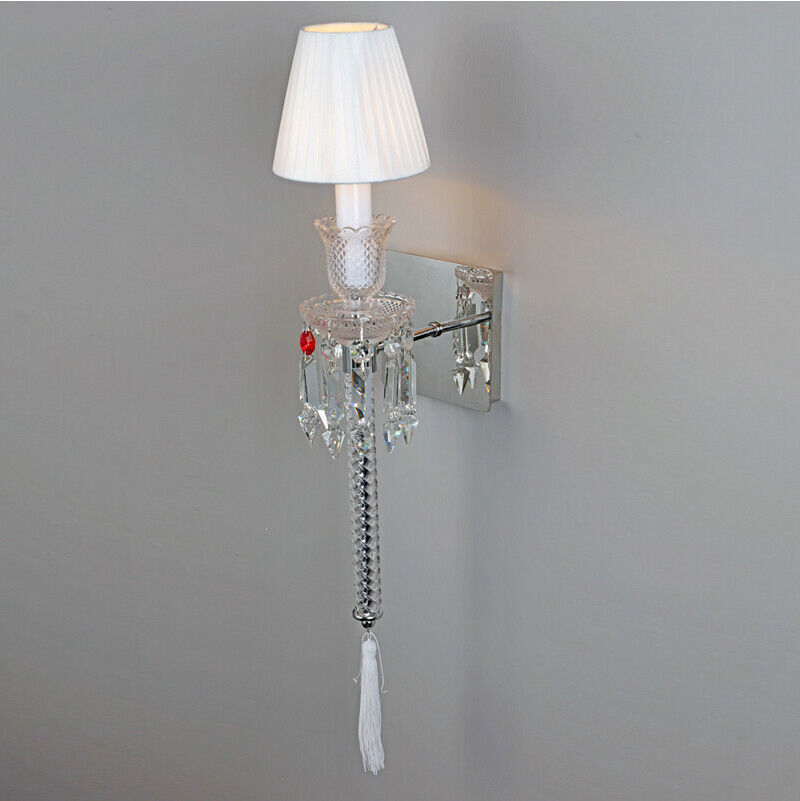 Hdc Luxury Crystal Mirror Front Light Modern Crystal Wall Light Sconce