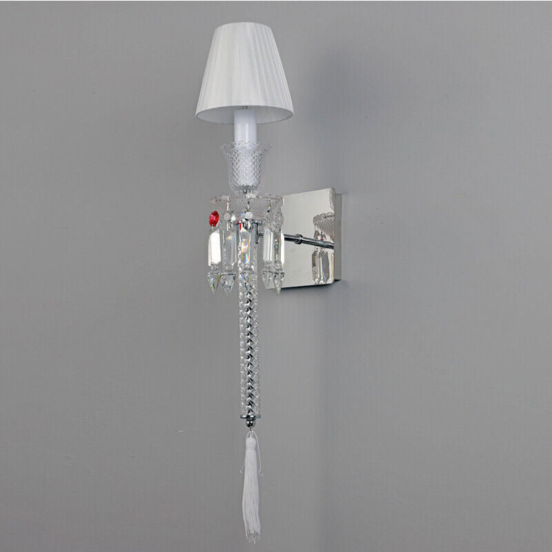 Hdc Luxury Crystal Mirror Front Light Modern Crystal Wall Light Sconce