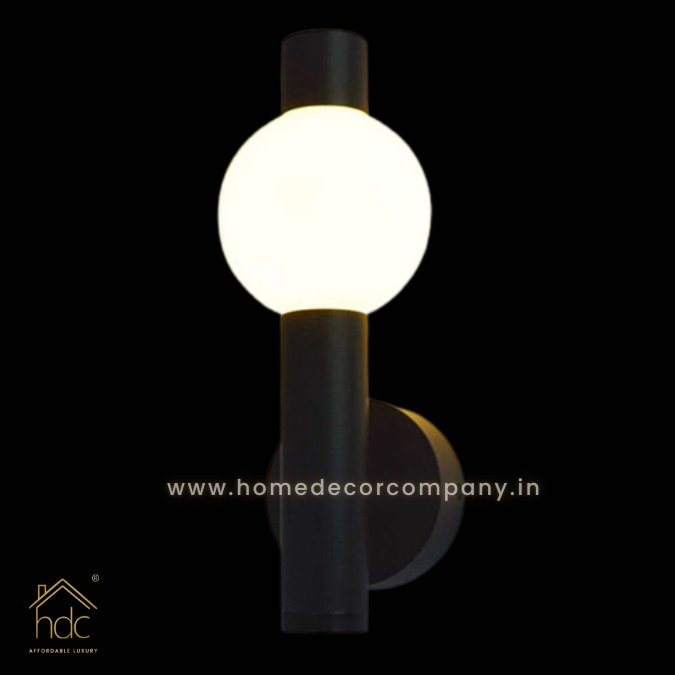 HDC Bedroom Wall Light Black Finish, Wall Lamp for Home