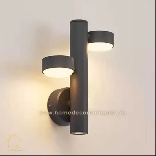 HDC 18w LED wall light 3 Light source Outdoor IP54 waterproof porch garden LED wall light