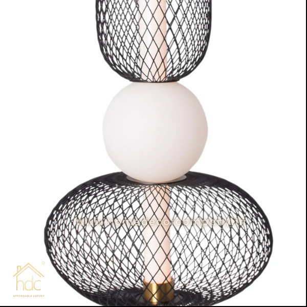 HDC Serene Shine 3 Level Premium Black Rose Gold Surface Hanging Light for Home Ceiling Pendant Light with Hanging Wire