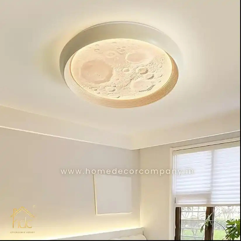 HDC Modern Round Flush Mount Ceiling Light Fixtures For Living Room Dining Room