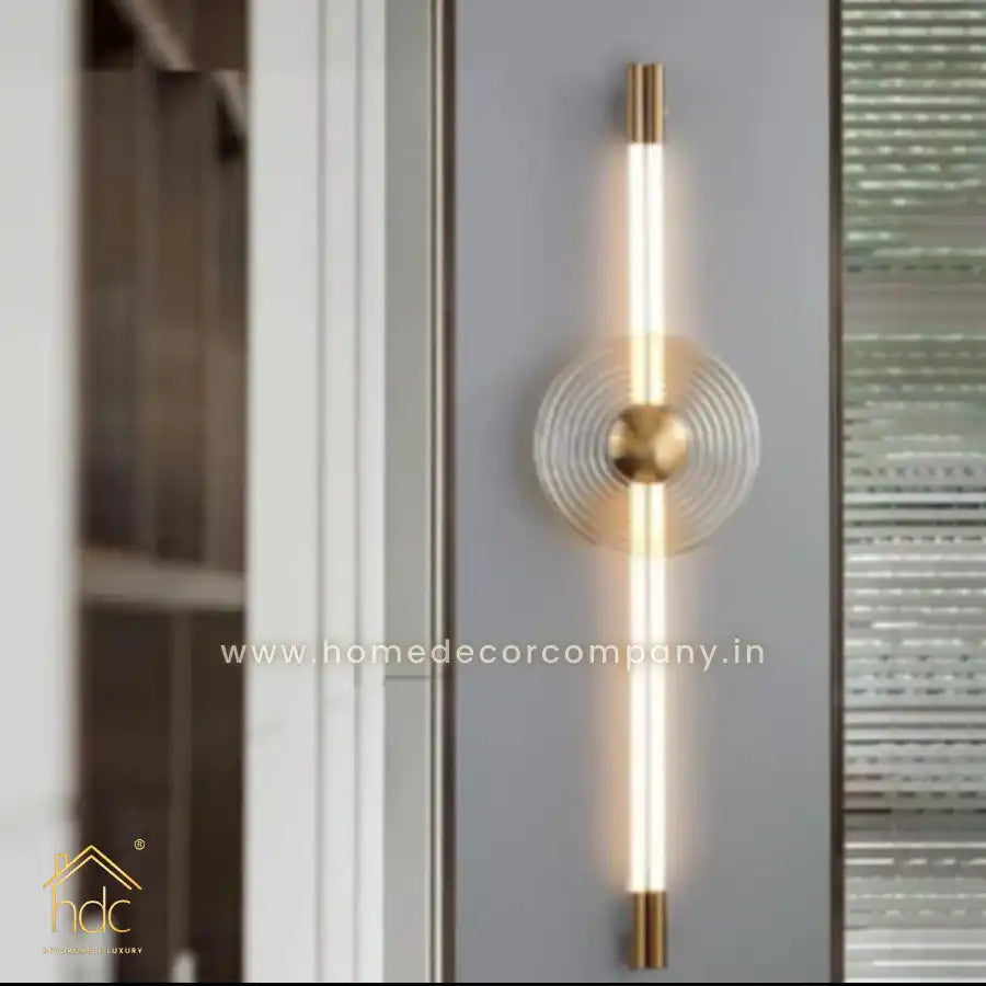 HDC Modern Bedside 80CM Long Tube Acrylic Fancy Wall Light
