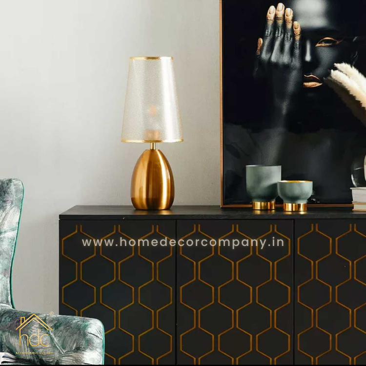 Hdc Simple Nordic Table Lamp - Bedside Bedroom, Livingroom (Golden)