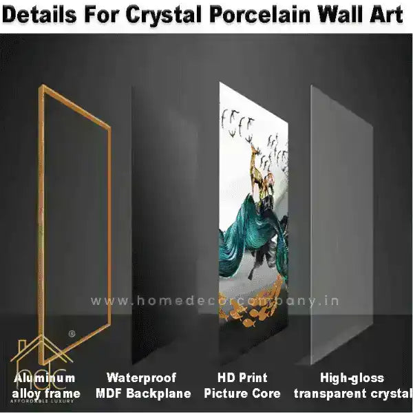 HDC Exclusive Hand Crafted Painting Framed Abstract Painting that Depicts a Mountain Landscape with a Textured, Three-Dimensional Effect